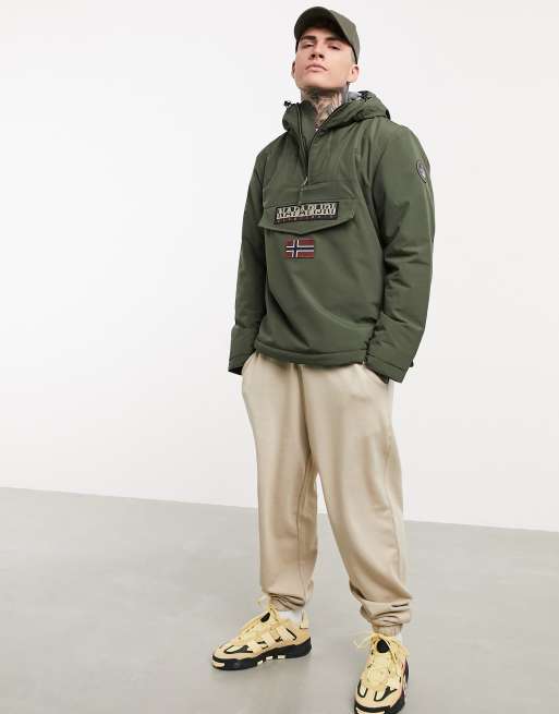 Napapijri rainforest jacket clearance khaki