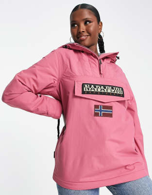 Napapijri rainforest winter jacket in pink