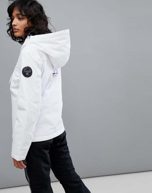 aanwijzing meerderheid Onheil Napapijri Rainforest Winter Jacket In White | ASOS