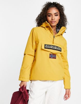 Napapijri rainforest winter jacket in yellow