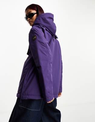 Napapijri Rainforest winter overhead waterproof hooded jacket in