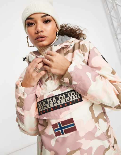 Napapijri store pink camo