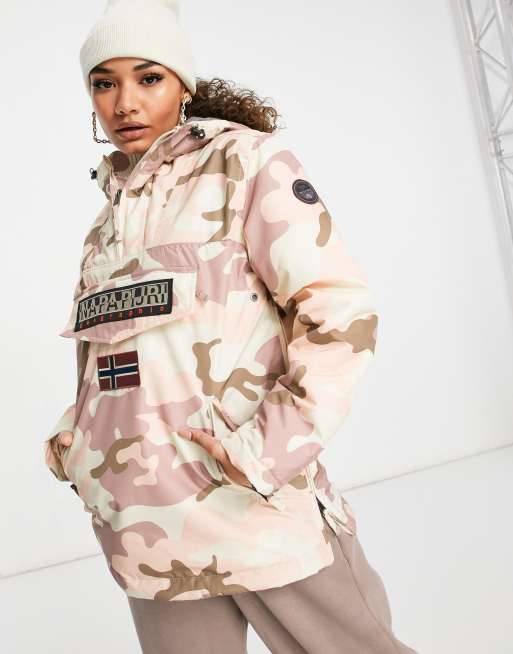 Napapijri Rainforest Winter Pocket jacket in pink camo ASOS