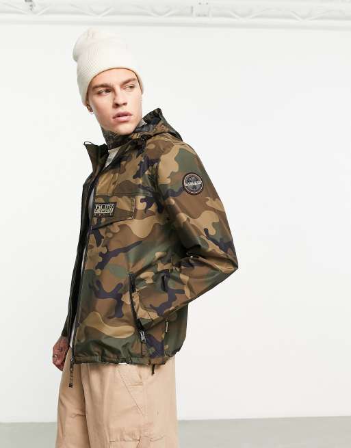 Napapijri hot sale camo jacket