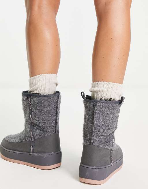 North face boots hot sale with fur