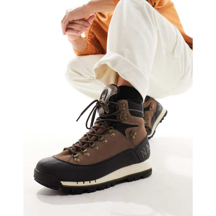 Napapijri Rock boots in brown | ASOS display picture 2