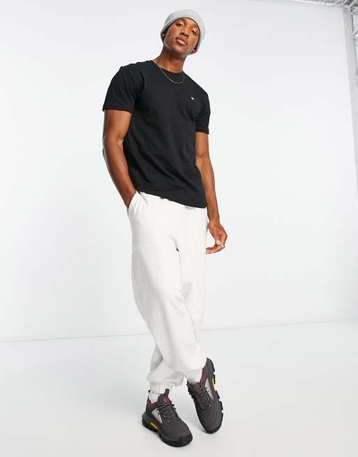 Napapijri Salis small logo t-shirt in black, 4 of 4