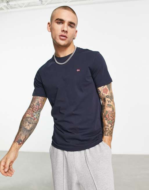 Napapijri Salis small logo t-shirt in navy