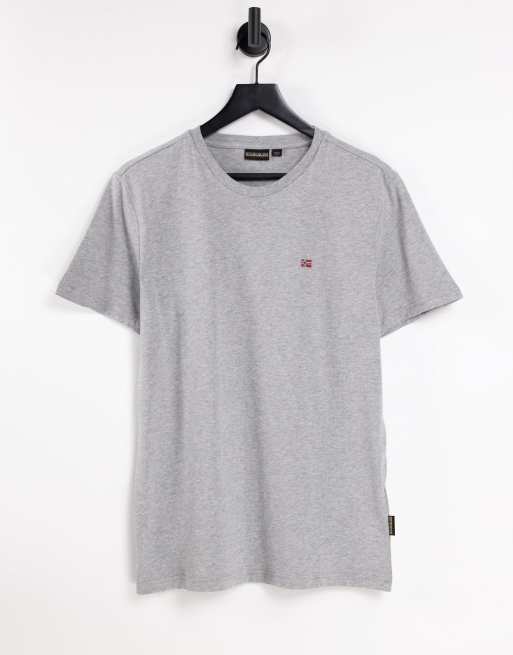 Napapijri - Salis - T-shirt grigio chiaro 