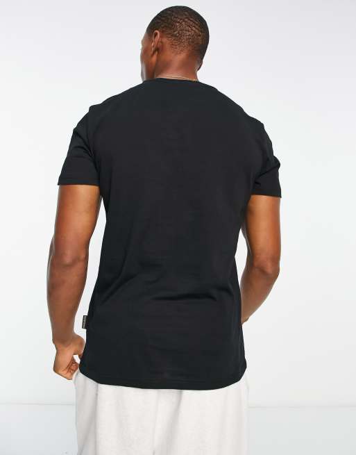 Napapijri - Salis - T-shirt nera con logo piccolo, 2 di 4