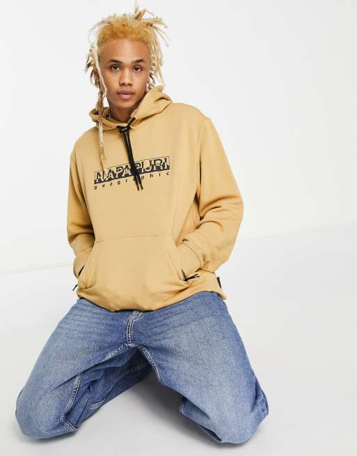 Napapijri best sale yellow hoodie