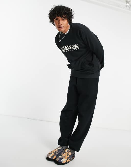 Napapijri - Sella - Sort sweatshirt med rund hals 
