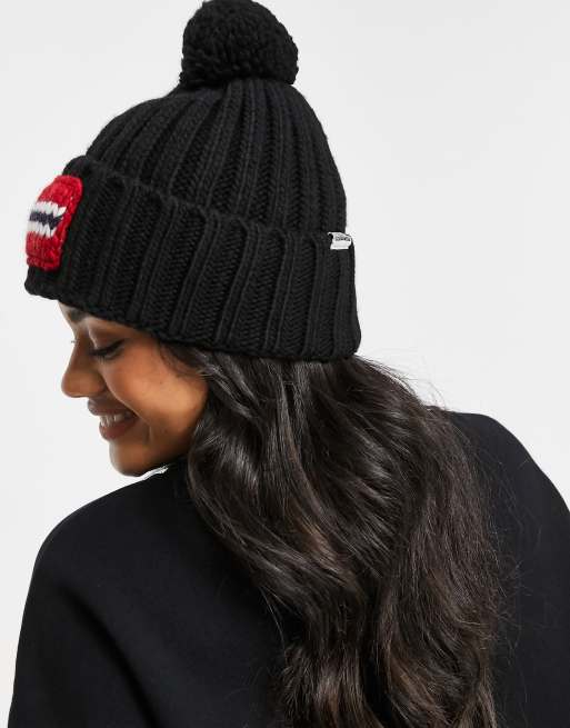 Napapijri semiury bobble hat hot sale black