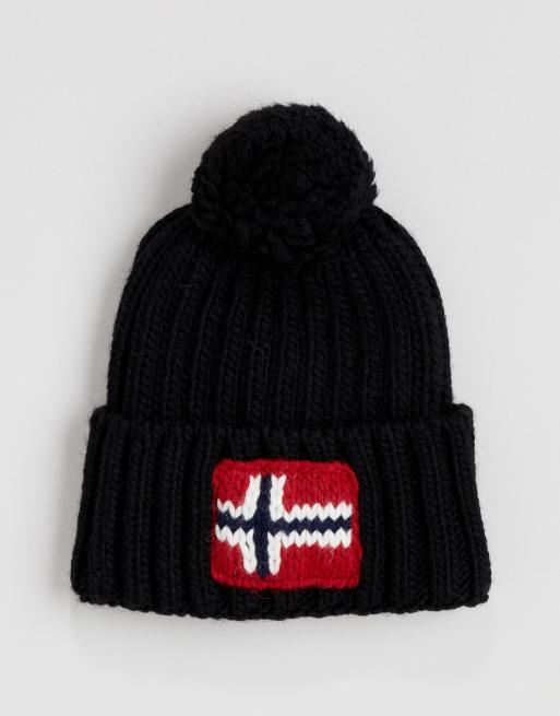 mens bobble hat napapijri