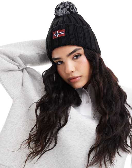 Napapijri bobble 2024 hat black