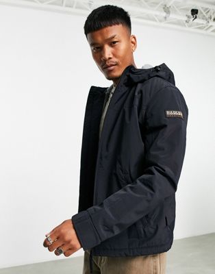 Napapijri Shelter winter jacket in black - ASOS Price Checker