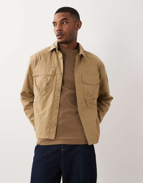 Napapijri shirt in tan - view 1