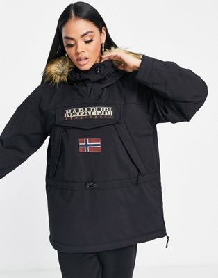 Napapijri Skidoo hooded jacket in black