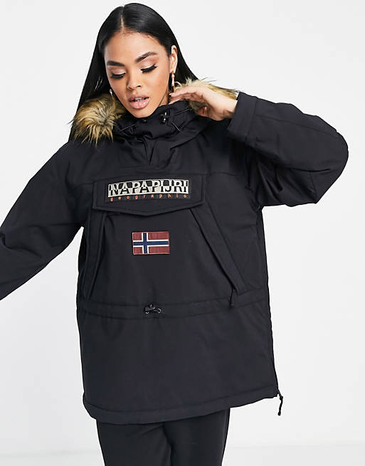 Coats & Jackets Napapijri Skidoo hooded jacket in black 
