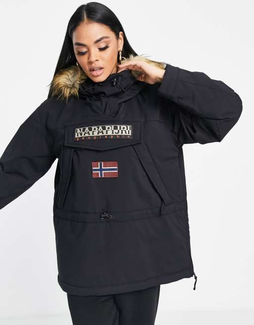 Napapijri – Skidoo – Svart jacka med huva 