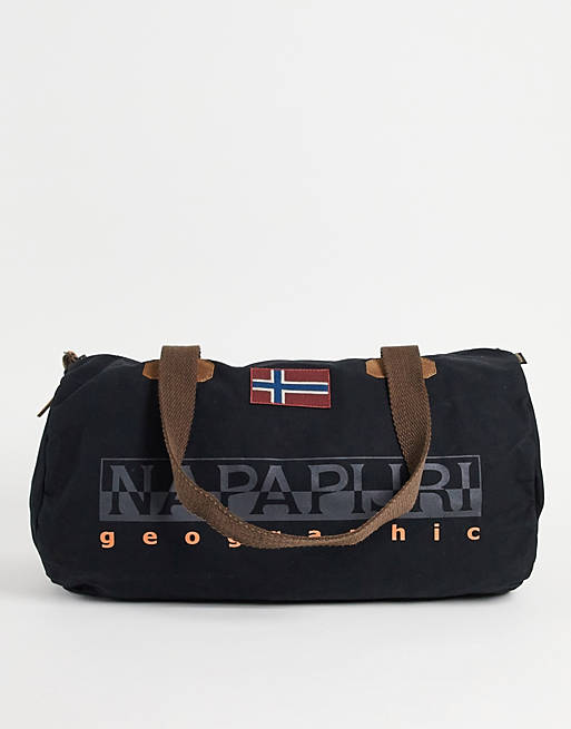 Napapijri small Bering duffle bag in black