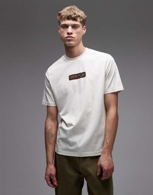 Napapijri - Sol - T-shirt met logo in wit, 3 van 5