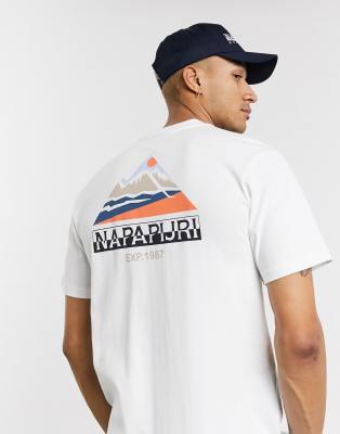 Napapijri Sole graphic t-shirt in white