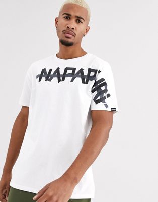 Napapijri - Solt - T-shirt in wit