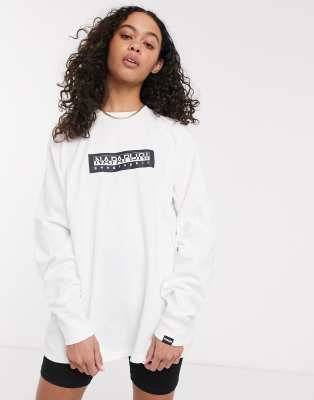 maglietta napapijri bianca