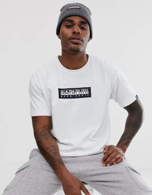 maglietta napapijri bianca