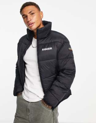 Napapijri Rainforest Tech Ski Jacket | Black | FARFETCH