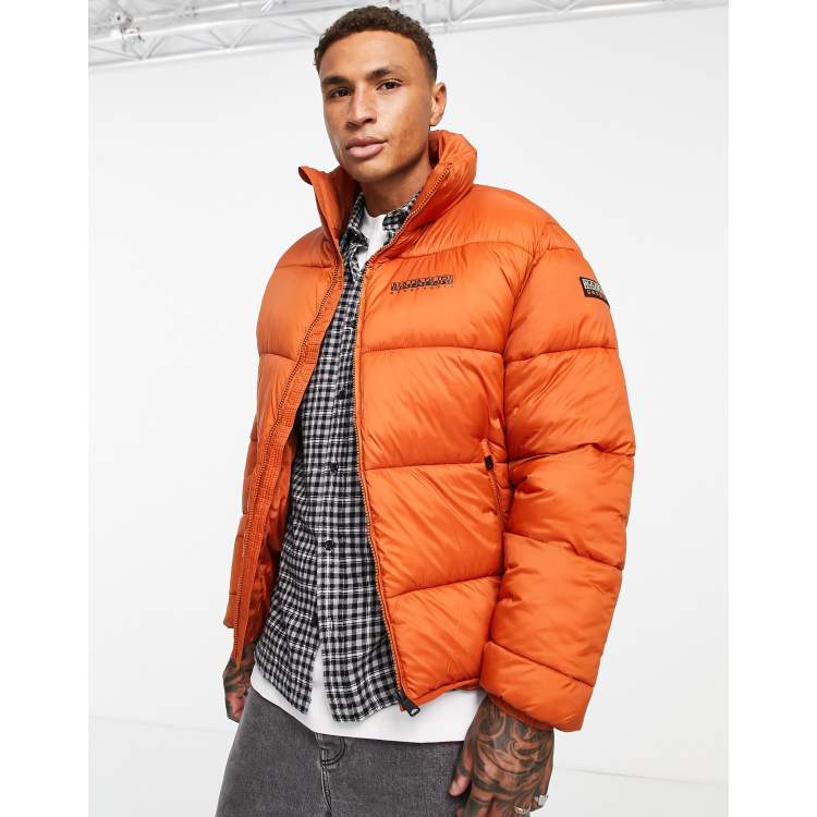 Puffer jacket clearance orange