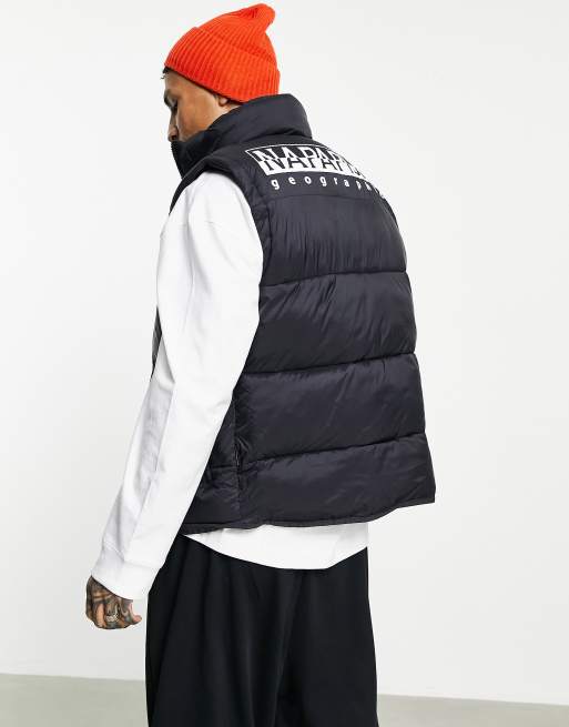 Napapijri Suomi puffer vest in black