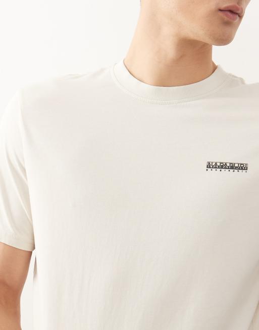 Napapijri - T-shirt à petit logo - Blanc cassé, 5 de 5