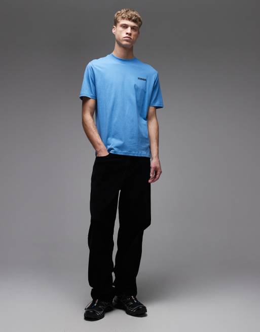 Napapijri – T-Shirt in Blau mit kleinem Logo, 2 von 5