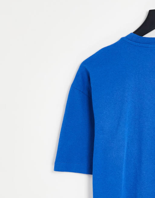 Napapijri - T-shirt met box-logo in blauw, 2 van 2