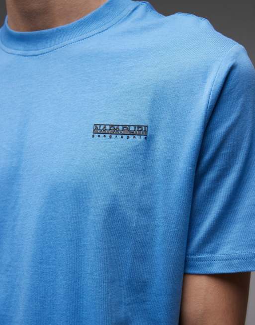 Napapijri - T-shirt met klein logo in blauw, 5 van 5