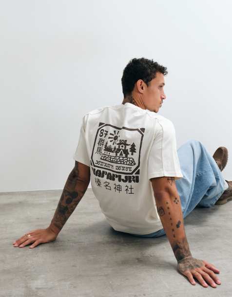 Napapijri T-Shirt mit Rückendruck in Weiß - view 1
