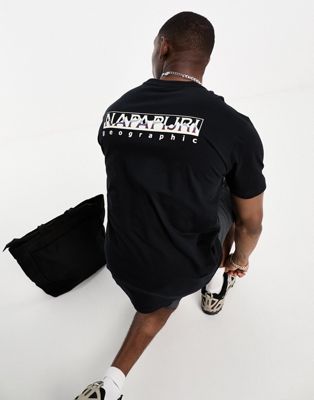 Napapijri Telemark back print t-shirt in black - ASOS Price Checker