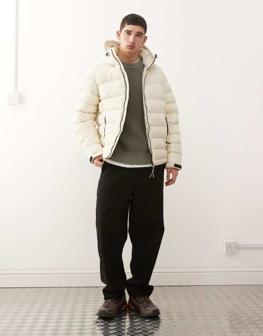 Napapijri Terez puffer jacket in beige, 2 of 5