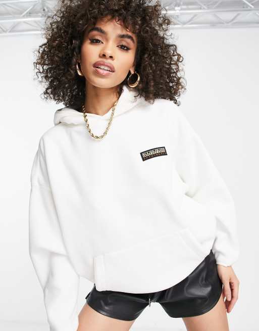 White store napapijri hoodie