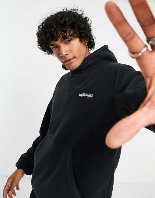 Napapijri – Trient – Kapuzenpullover in Schwarz 