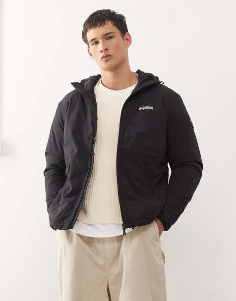 Napapijri Tundra windbreaker jacket in black - view 1