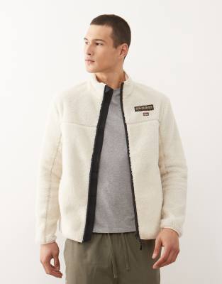 Napapijri Napapijri Tynik fleece in beige-Neutral