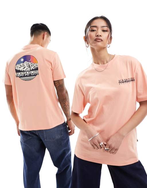Napapijri Unisex – Lahni – Różowy T-shirt, 3 z 4