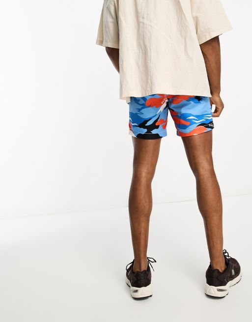 Napapijri - Vail - Vævede badeshorts med bjergprint, 2 af 4