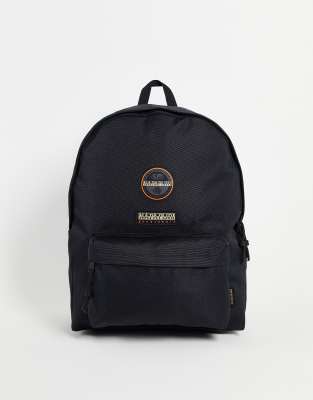 Napapijri Voyage 3 backpack in black - ASOS Price Checker
