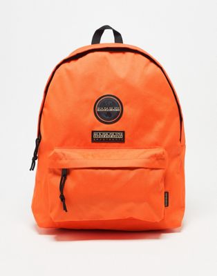 Napapijri Voyage 3 patch logo 20l backpack in orange