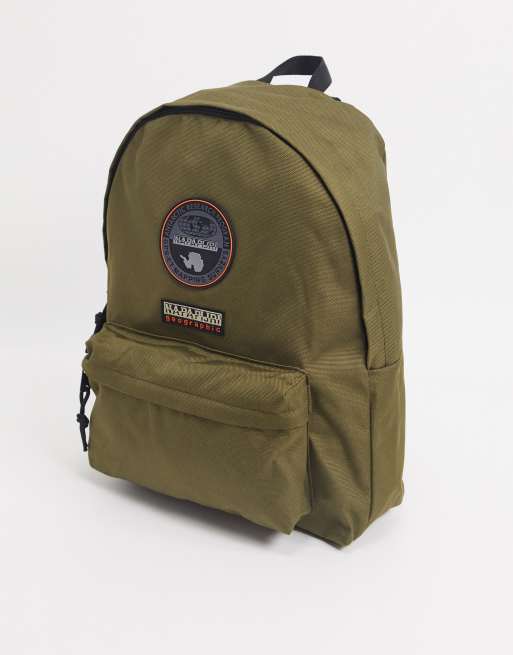 geest medaillewinnaar Romanschrijver Napapijri Voyage backpack in khaki | ASOS