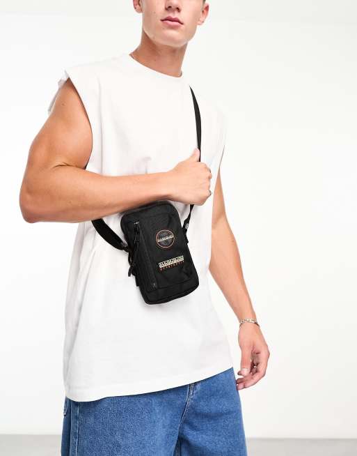 Napapijri Voyage cross body bag in black ASOS